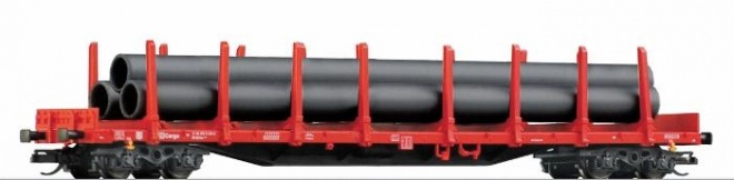 Flat car with pipe load Limited Edition<br /><a href='images/pictures/Tillig/15583.jpg' target='_blank'>Full size image</a>